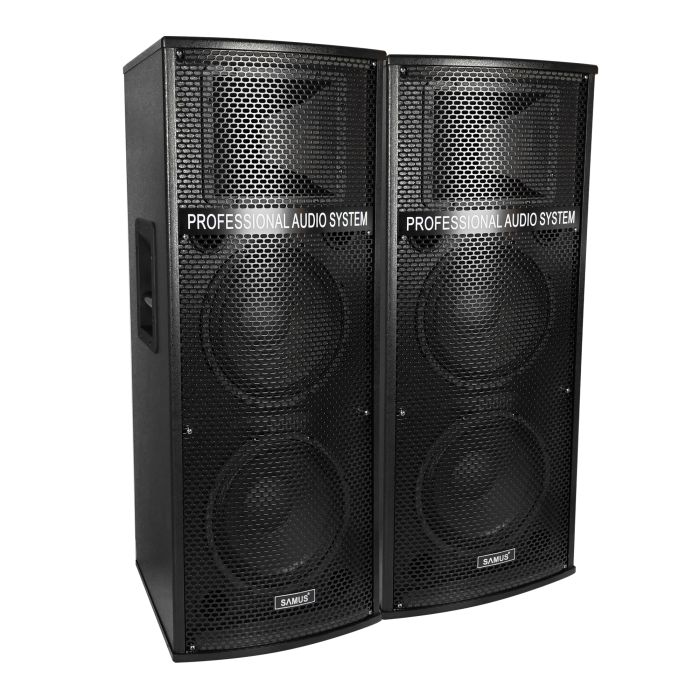 Set boxe audio Samus Twin Sound 22 Pro 2 boxe active 240 W Set boxe audio Samus Twin Sound 22 Pro 2 boxe active 240 W