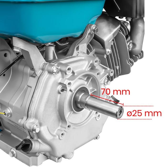 Motor DKD HS 188F cu ax pana 13CP benzina 389cc 6.5L diametru ax