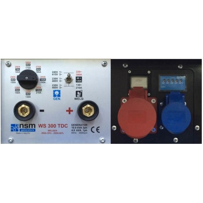 Generator sudura WAGT 300DC HSBE putere 8 kW 250A 400V benzina