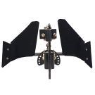 ProGARDEN PRO-PR2B-31 plug reversibil cu doua brazdare pentru motocultor, tija 31cm