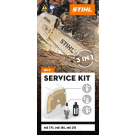 STIHL Kit Service 9 cu filtrul de aer cu fleece, bujie, filtrul de combustibil pentru MS 171 / MS 181 / MS 211