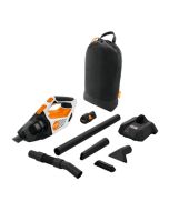 Aspirator de mana STIHL SEA 20 putere 105 W debit 1020 l/min volum colectare 0.8 L sistem AS cu acumulator AS2 si incarcator AL1