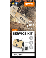 STIHL Kit Service 8 cu filtrul de aer cu fleece, bujie, filtrul de combustibil pentru MS 193 C / 194 C