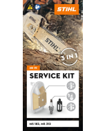 STIHL Kit Service 19 cu filtrul de aer cu fleece, bujie, filtrul de combustibil pentru MS 182 / MS 212