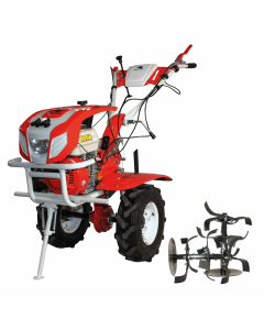 Motocultor Bisonte BTA-1000 motor 7 CP 3 viteze latime lucru 56-83 cm freze roti cauciuc 500x8 