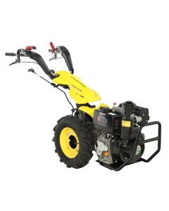 ProGARDEN Campo U12E motocultor multifunctional 12CP, diesel, pornire electrica, 3+2 viteze, reductor + BT-BC12 bara cosire mobila 120cm_DUPLICAT