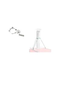 Kit suport cos de evacuare - mod: JUMBO 85/110