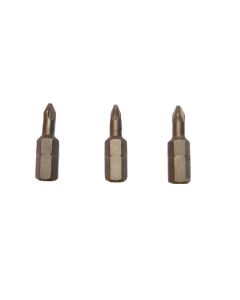 Set 3 biti PZ 1 , 25 mm