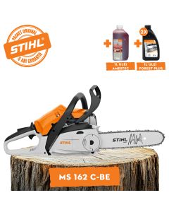 Motofierastrau STIHL MS 162 C-BE putere 1.6 CP lama 35 cm pas lant 3/8"P + ulei amestec 2T 1L + ulei forest plus 2L

