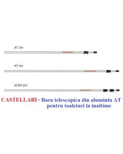 Bara telescopica din aluminiu seria “AT” de 6 m PROFESIONALA Castellari