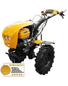 Pachet motocultor Profesional AgroPro Progarden HS 1100D, Diferential Blocabil, Pornire electrica, motor 18 CP Benzina, latime de lucru 120 cm, freze, senzor de ulei, FAR