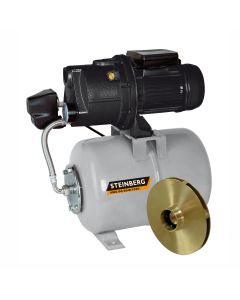 hidrofor 1350W 24ltr 5640L/h T.I.P. HWG 94/48-M-1350 rotor din bronz  aspirare 9m, refulare 48m 4.8bar (1")25mm