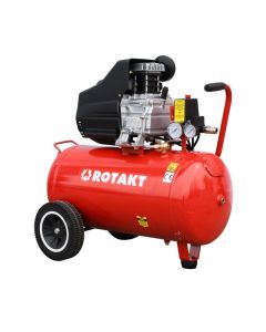 Compresor cu piston Rotakt ROCP-50-8 motor 2.5CP/1.8kW presiune 8 bar debit 250l/min butelie 50 L