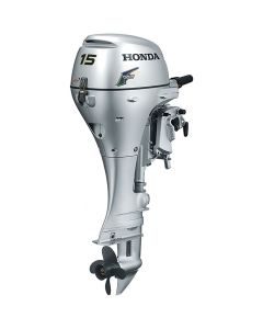 Motor barca Honda BF15DK2 SHU cu mansa cizma scurta 15 CP 4T rezervor atasat elice aluminiu cu 4 aripi port incarcare 6A