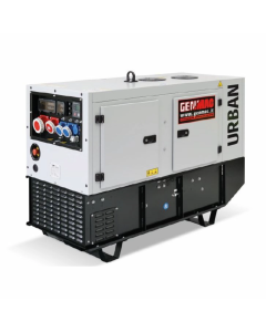 Generator de curent insonorizat GENMAC Urban RG11000YS-M putere maxima 10.5 kW 230V motor Yanmar 3TNV70-HMF Diesel rezervor 42 L QFIA-4520+WH+CLH