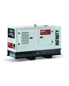 Generator de curent insonorizat GENMAC Infinity G15 putere maxima 12 kW 400V motor YANMAR Diesel rezervor 100 L DSE-4510+WH+CLH+FLP