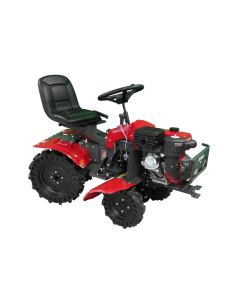 Mini tractor Weima WMZ01C 4x4 16CP benzina 420cc pornire electrica 3+1 viteze latime lucru 105 cm freze roti metalice