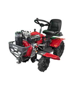 Mini tractor Weima WMZ01C 4x4 16CP benzina 420cc pornire electrica 3+1 viteze latime lucru 105 cm freze roti metalice