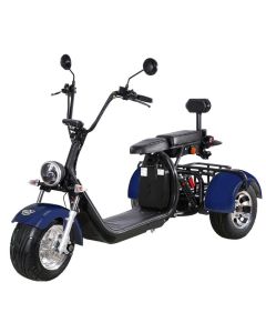 Scuter electric Hecht cocis max blue motor 2000 w viteza maxima 45 km h