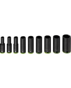 Set insertii chei tubulare 77mm 10, 11, 13, 17, 19, 21, 22, 24, 27mm set 9 buc.