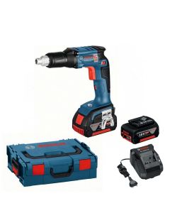 Bosch GSR 18 V-EC TE Masina de insurubat brushless, cu 2 acumulatori Li-Ion, 5Ah + L-Boxx