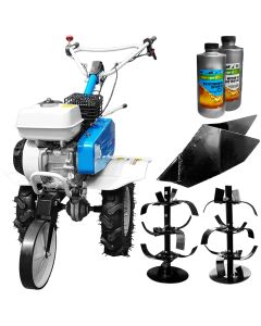 Motosapa AGT 5580 cu motor HONDA GP200 6,5 CP benzina , freza 80 cm, roti cauciuc + Cadou 1l ulei motor + 1l ulei transmisie AgroPro