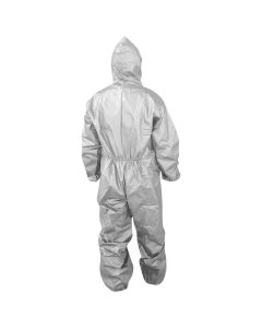 Combinezon XL polipropilena impermeabil alb/negru