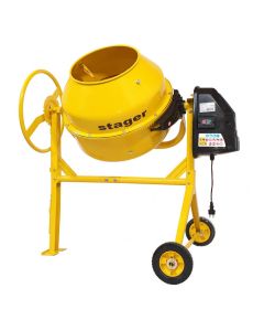 Betoniera Stager BE 180 putere 650 W cuva 180 l coroana fonta