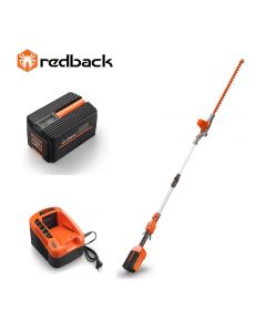 Redback Pachet E920D+EP40+EC20 Trimmer de gard viu extensibil 40V, 2400mm, 520mm, acumulator 40V/4Ah, incarcator 40V/2A