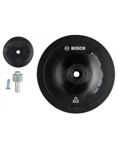 Bosch Disc taler suport pentru foi abrazive cu tija de fixare 8 mm Ø 125 mm pentru GBM