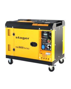 Stager YDE8600TA-TA3 V2 Generator insonorizat 7.5kVA, 3000rpm, dual, diesel, pornire electrica