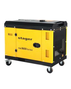 Generator Stager YDE8600TA-TA3 V2 insonorizat 7.5kVA 3000rpm dual diesel pornire electrica