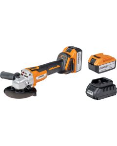 Polizor unghiular brushless Ø125mm 18V 2x4Ah geanta BK-BAG73