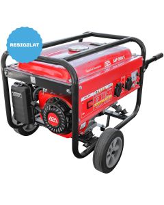 (RESIGILAT) Generator curent AGM AGP 2800 S benzina 230V putere max 2.8 kW rezervor 15 l roti transport