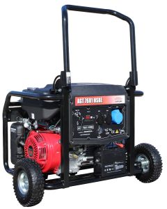 Generator curent AGT 7601 HSBE TTL + AT409 putere 6.6 kW 230 V benzina pornire electrica rezervor 28L 
