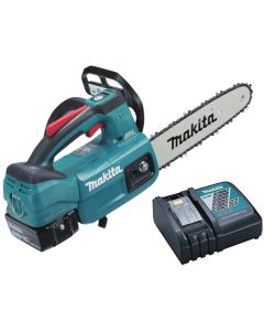 Pachet drujba Makita DUC254Z acumulator BL1860B incarcator DC18RC ulei lant 1l