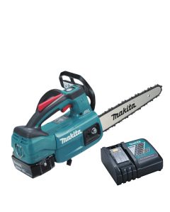 Pachet drujba Makita DUC254CZ acumulator BL1860B incarcator DC18RC ulei lant 1l