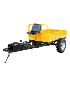 ProGARDEN Alpine RM500T Remorca cu tractiune G2, 500kg, 1 osie, prindere bolt pentru motocultor, roti profil agricol 6.00-12