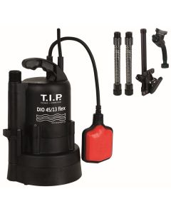 electropompa submersibila  350W T.I.P. DIO 45/13 FLEX apa pluviala  2800L/h aspirare 5m, refulare 13m 1.3bar (3/4")19mm