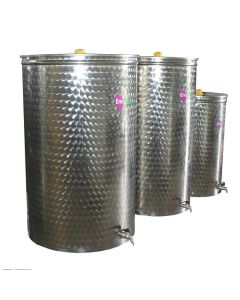CISTERNA INOX CU CAPAC DE PRAF ECO FPO 100 L