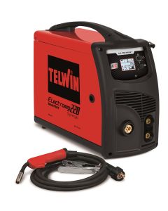 Aparat de sudura TELWIN tip MIG-MAG/TIG/MMA ELECTROMIG 220 SYNERGIC Curent maxim 200 A Tensiune alimentare 400 V