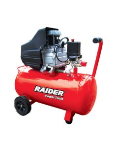 Compresor Raider RD-AC02 putere 1.5 kW debit 110 l/min presiune 8 bari rezervor 50l