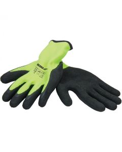 Manusi de protectie acoperite cu spuma din latex natural Dedra BH1007R09 marime 9-10