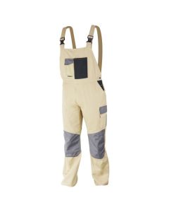 Pantaloni de protectie cu pieptar cotton line Dedra BH41SO marime S-XXL