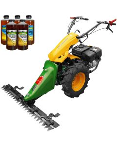 Motocoasa multifunctionala ProGARDEN BT330/G177 motor 9 CP benzina 3+2 viteze bara cosire mobila 1200mm 5l ulei AgroPro