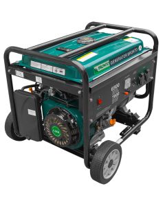 Generator curent Bronto 7000 putere 6.5kW 230V benzina pornire manuala tensiune 2 prize AC220V