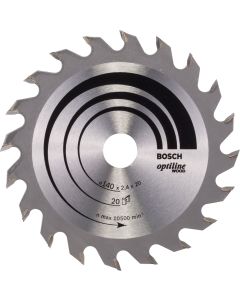 Bosch Panza ferastrau circular Optiline Wood, 140x20x2.4mm, 20T, reductie 12.7mm