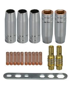 Set 18 consumabile pentru pistolet MIG MAG 150A, Intensiv