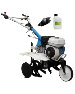 Motosapa AGT 5580 motor Honda GP200 6.5 CP latime lucru 80 cm 2+1 viteze freze rarita fixa roti cauciuc 4.00-8 0.6l ulei