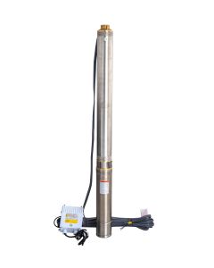 ProGARDEN 4PS6131 Pompa submersibila 1.25", 1.5kW, 100L/min, 131m, 18 etaje, apa curata
